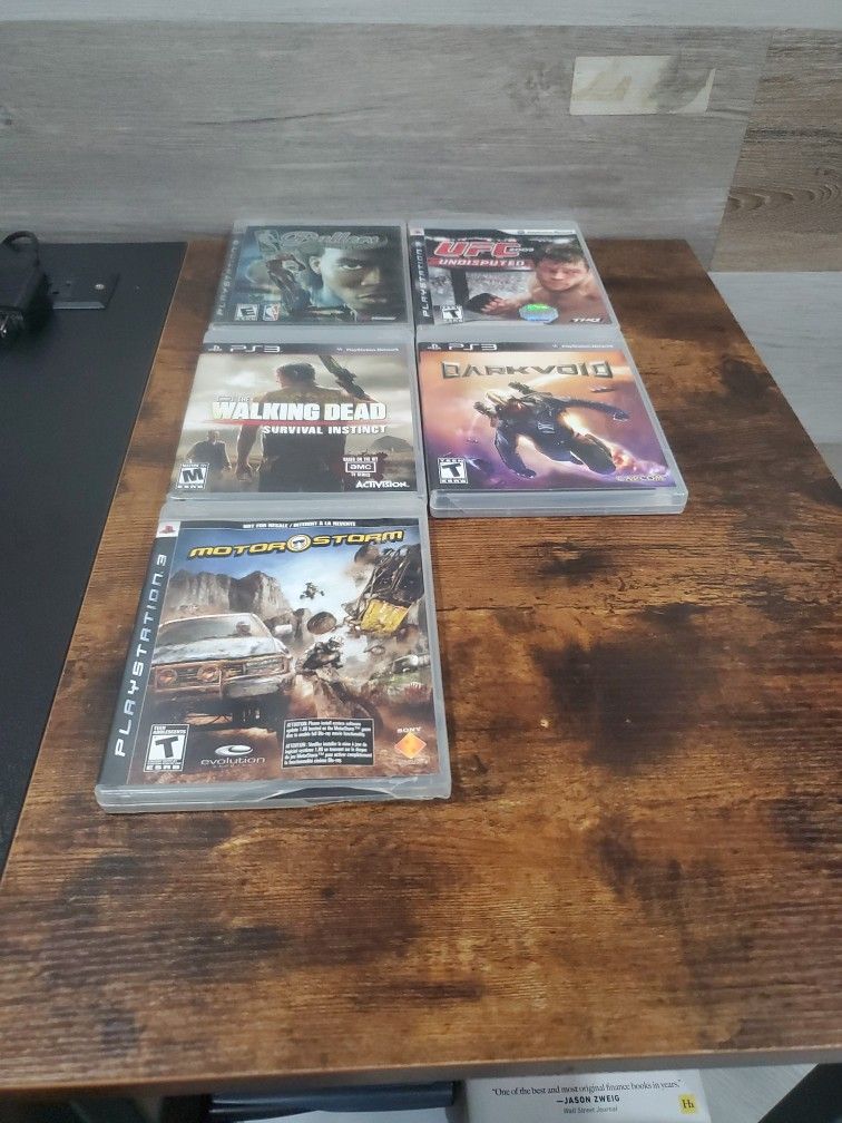 PS3 Games: Motor Storm, Walking Dead, Dark Void, Ballers, Dangerous Hunts, And UFC 2009