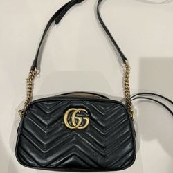 Gucci Designer Black Crossbody Bag