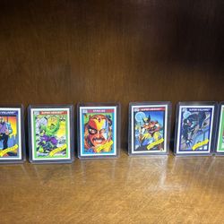 1990 Base Sets Marvel 6 Card Lot