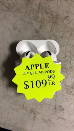 1003 Apple A3059 Airpods 4th Gen W/Charging Case No Cord 562341