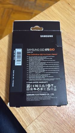 Samsung 870 EVO 2.5" SATA SSD