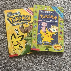 Great Condition Pokémon Handbooks 