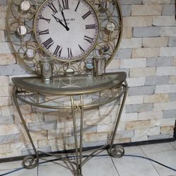 Clock With Table