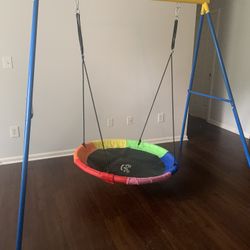 Sensory Saucer Swing With Stand