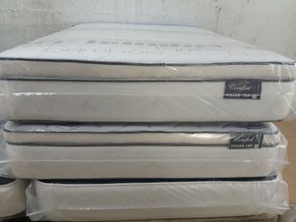 $199 Queen pillow top mattress only brand new free delivery same day