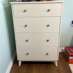 White Pottery Barn Dresser