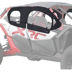 Brand New In The Box- StarknightMT X3 MAX Cab Enclosure Upper Doors, Upgrade Zipper Vent 4-Seat Soft Side Window Compatible With Can Am 2017-2025 Mave