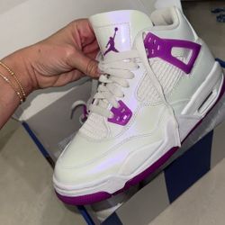 Authentic Jordan Retro 4 Ultraviolet 4.5 Youth