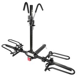 MaxxHaul Platform Bike Rack for 2 Bikes - Hitch Mount