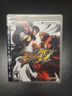 Street Fighter IV (Sony PlayStation 3, 2009) PS3 CIB Complete w/ Manual TESTED