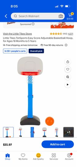 Little tikes basketball hoop