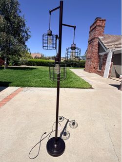 Standing 3 tier floor corner lamp
