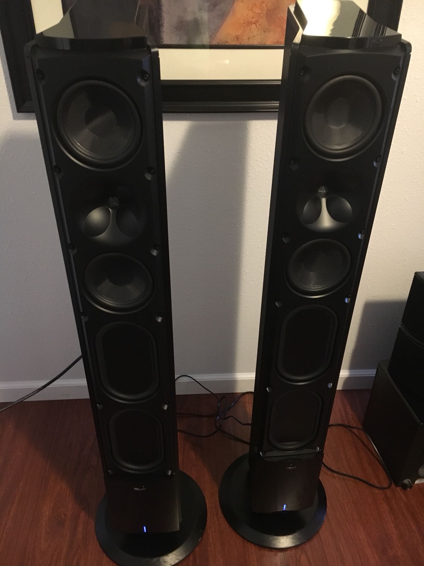 Klipsch XF-48 Powered Tower Speakers ($2,000 MSRP!)