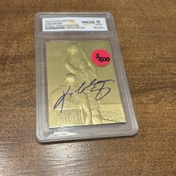 Los Angeles Lakers Kobe Bryant Rookie 1996-97 Fleer 23 KT Gold Purple Signature