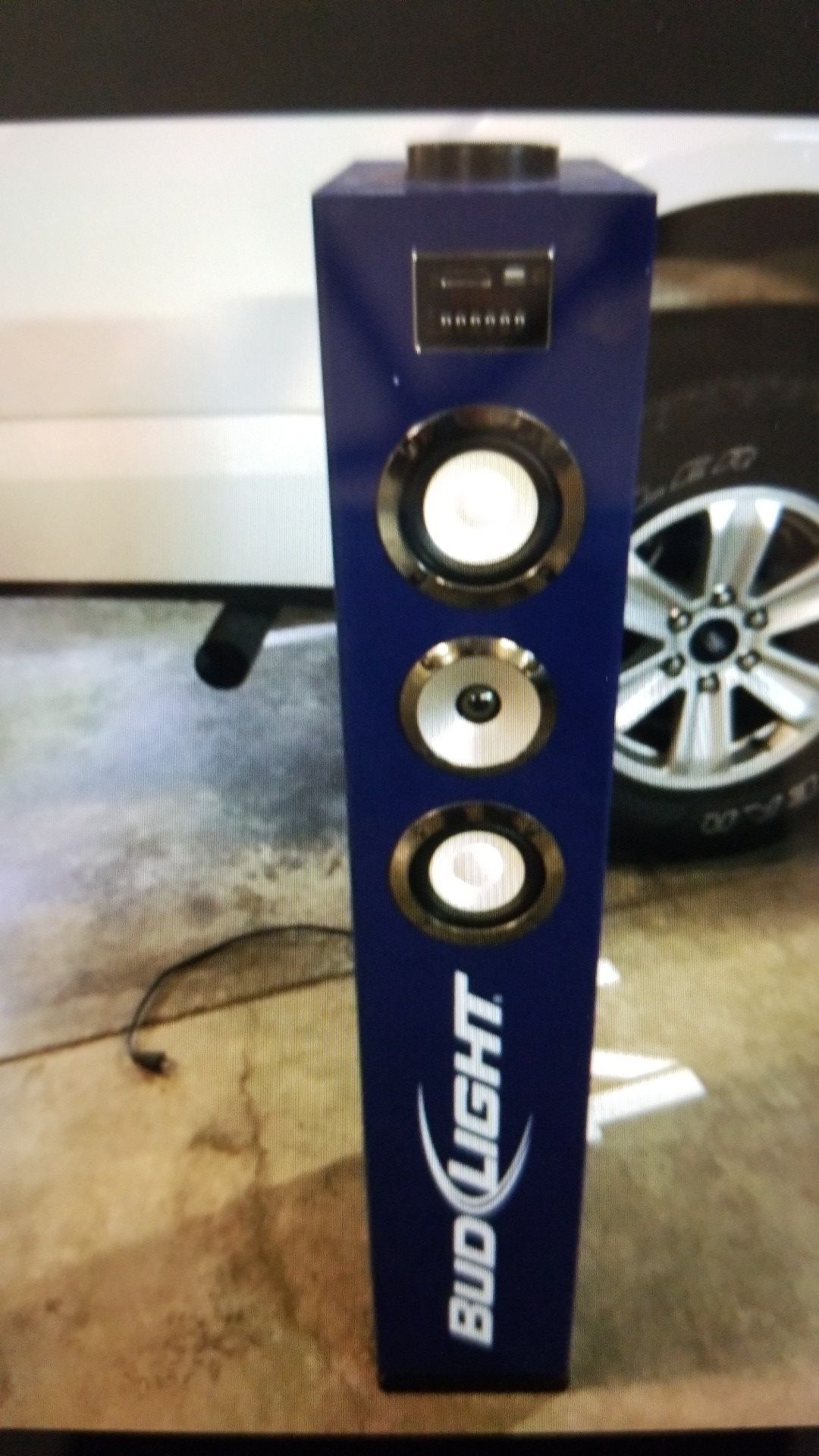 Bud light Tower Party Speaker Garage Guitar Microphone for Sale in San