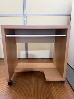 Desk With Slide Out Compartment
