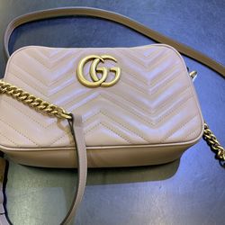 Gucci Shoulder Chain/Quilted Calfskin Bag
