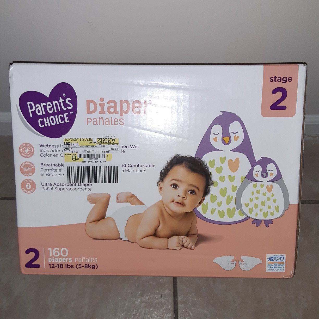 Pampers size 2 sealed pack