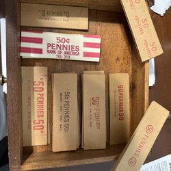 Paper Rolls For Pennies And Dimes