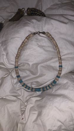 vintage Native American Heishi necklace, most likely of Santo Domingo (Kew