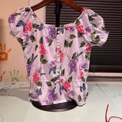 Floral Top For Girls
