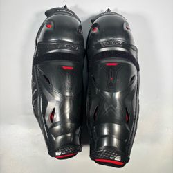 Bauer Vapor 3X Pro Ice Hockey Shin Guards 14" 36cm Intermediate INT Black Red