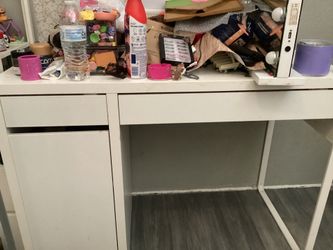 Vanity with mirror