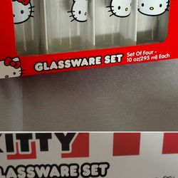 Hello Kitty Drinking Glasses 