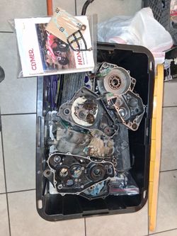 Random box of bike/ three wheeler parts