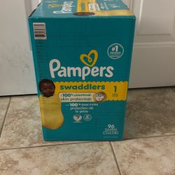 Pampers Size 1 - 96 Diapers $20