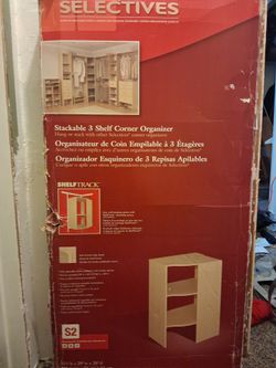 ClosetMaid Stackable 3 shelf Corner Organizer