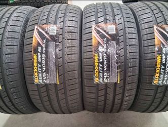( 4 TIRES ) 245/40R19 BLACKHAWK