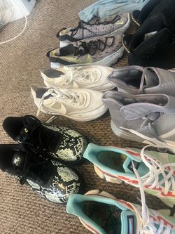 Mixed Lot of Used Nike Sneakers
