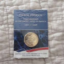 Thomas Jefferson proof coin $1