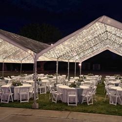 White Resin Chairs & Tables Available