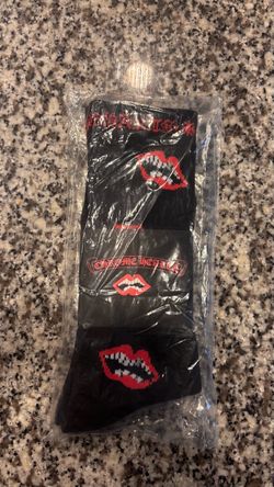White And Black Chrome Socks (Crazy Bulk Deal)