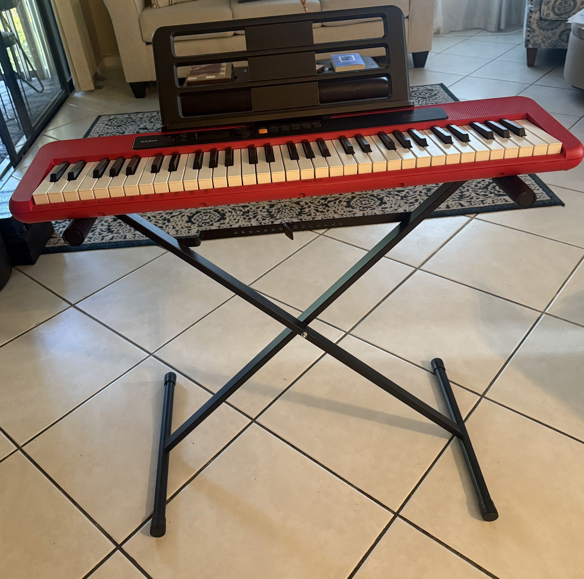 Casio Tone CT-S200RD – 61-Key Portable Keyboard
