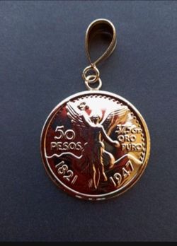New 50 Pesos Centenario Gold Plated