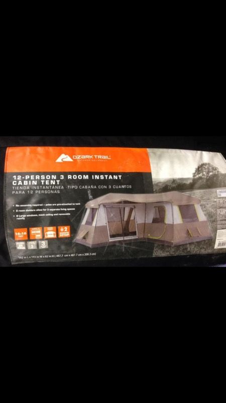 12 person instant tent