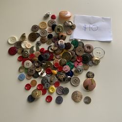 Mixed Assortment of Colorfull Buttons