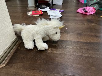 White Unicorn Stuffed Animal Plush