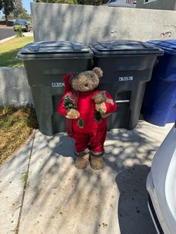 Large Christmas Teddy Bear Plush Decoration