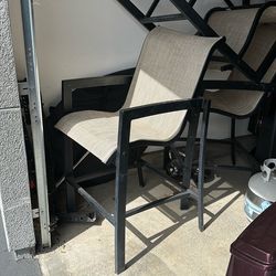 High pool chairs
