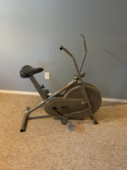 Body fit wind bike with working screen.