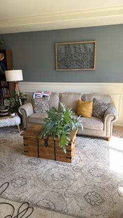 Solid Wood Storage Chest Coffee Table