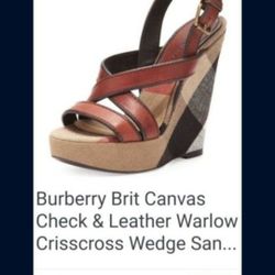 Burberry Wedges Sandles