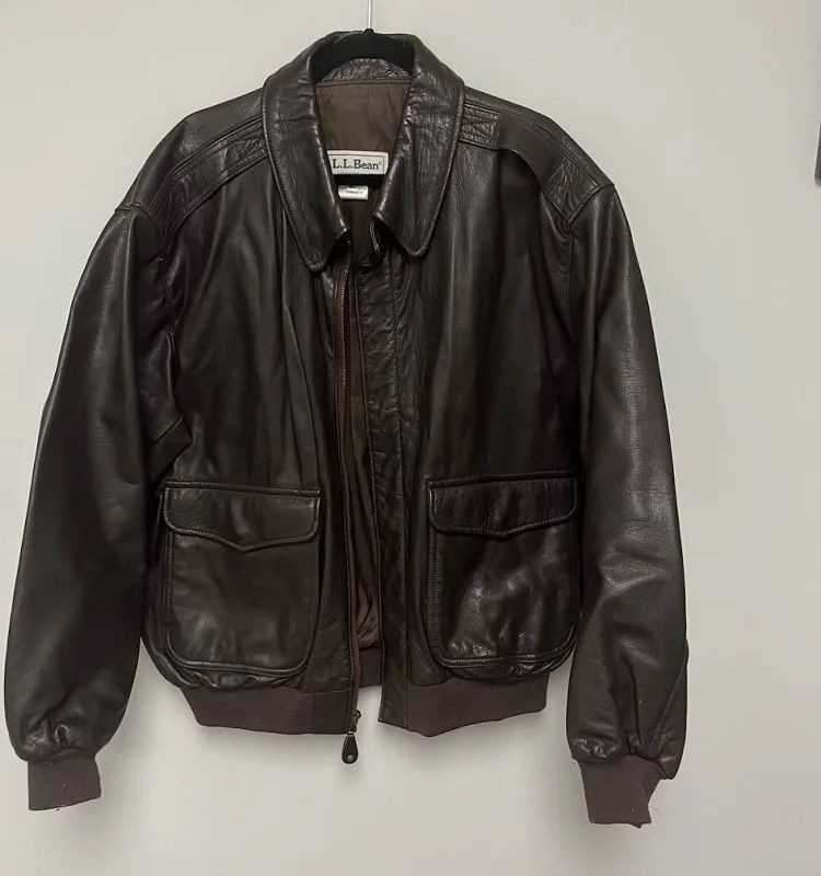 L.L. Bean Men’s “Tall” leather Jacket