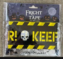 Halloween Fright Tape Do Not Cross Crime Scene