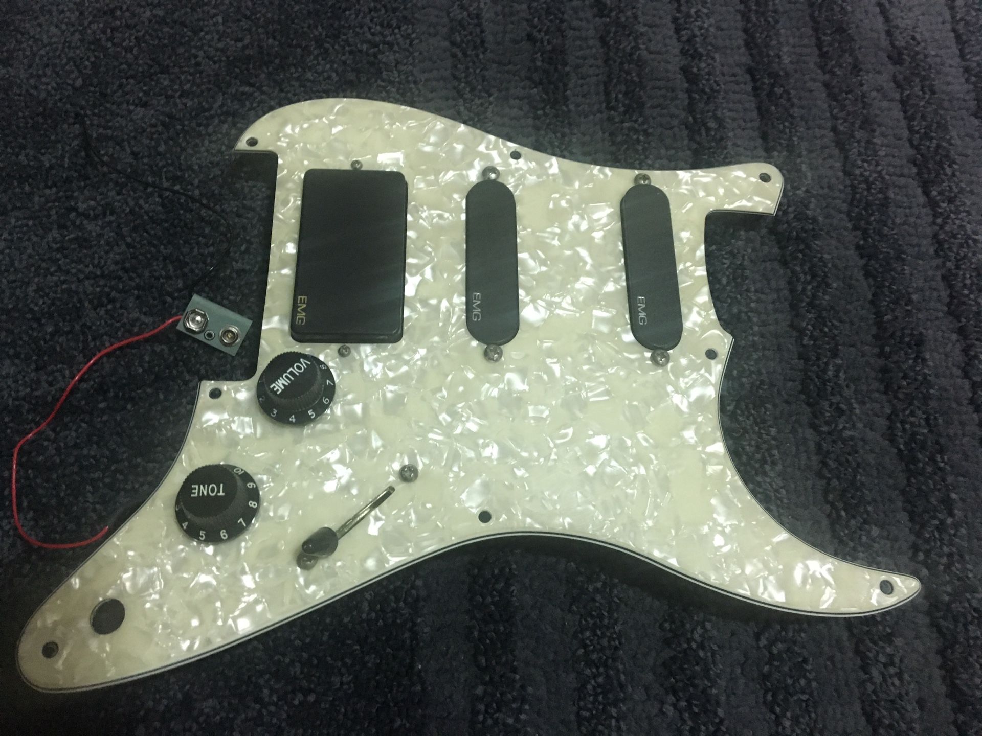 Warmoth Stratocaster Pickguard - Floyd Rose EMG
