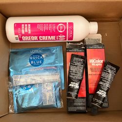 FREE Hair bleach & dye